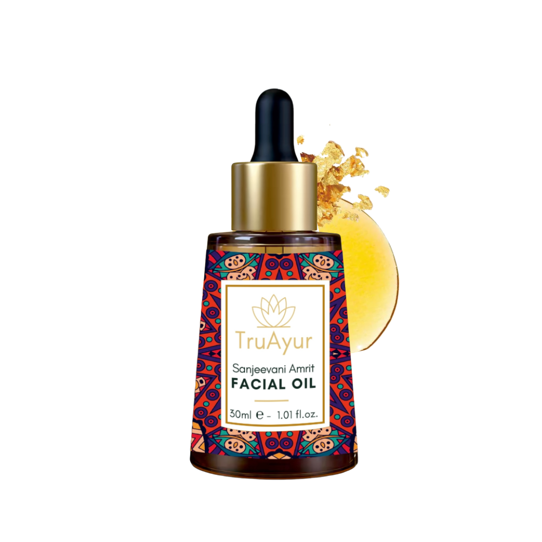 24K Gold Ayurvedisches Strahlkraft-Ritual (24K Gold Anti-Pigment-Gesichtsöl und Körperöl)
