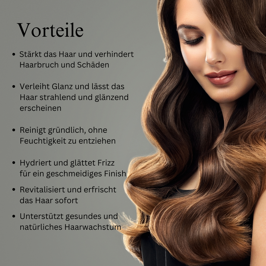 Haar Flüssigkeitszufuhr Duo (Haarreiniger und Haarserum)