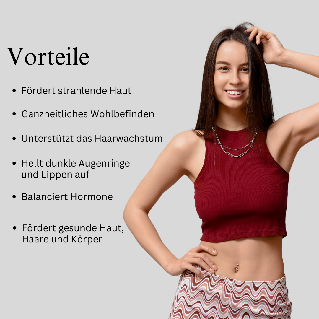 10-Kräuter-Nabelöl für Hormonelles Gleichgewicht, Strahlende Haut und Ausgleich von Schlaffer Haut, Trockenheit und Fältchen