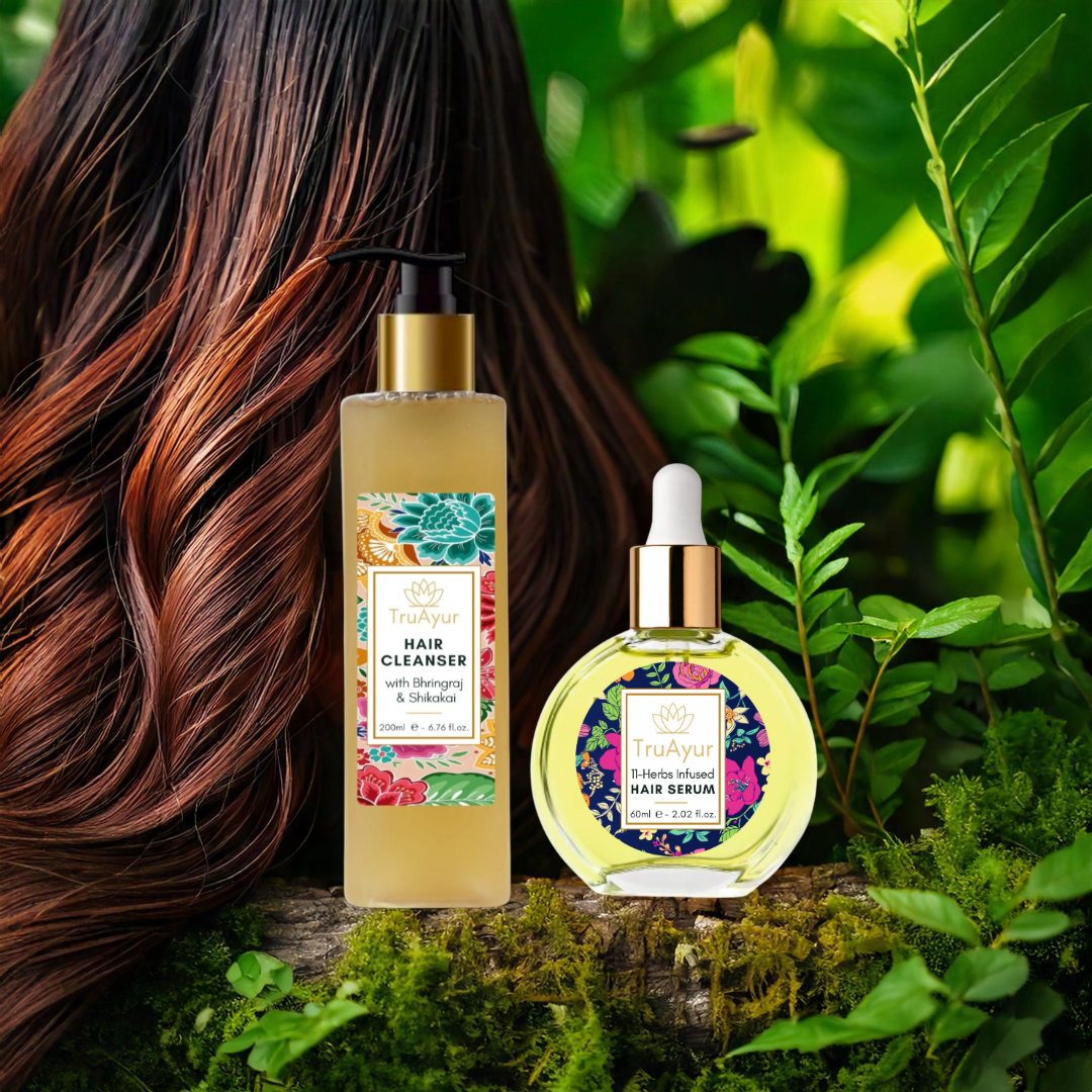 Haar Flüssigkeitszufuhr Duo (Haarreiniger und Haarserum)