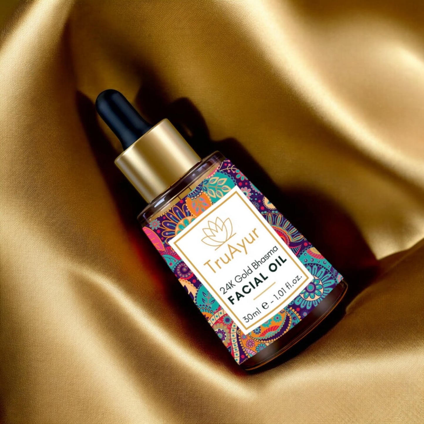 24K Gold Ayurvedisches Glühverstärkende Anti-Pigment Gesichtsöl