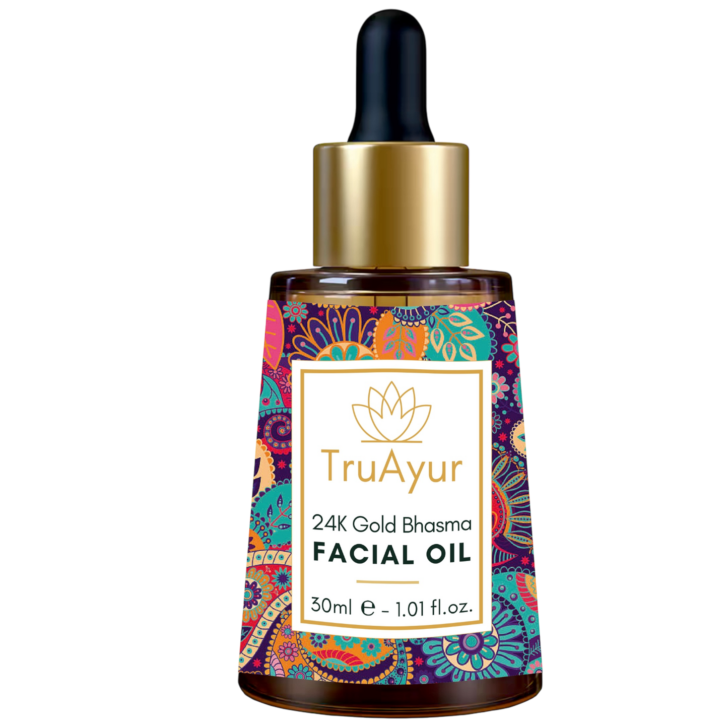 24K Gold Ayurvedisches Glühverstärkende Anti-Pigment Gesichtsöl