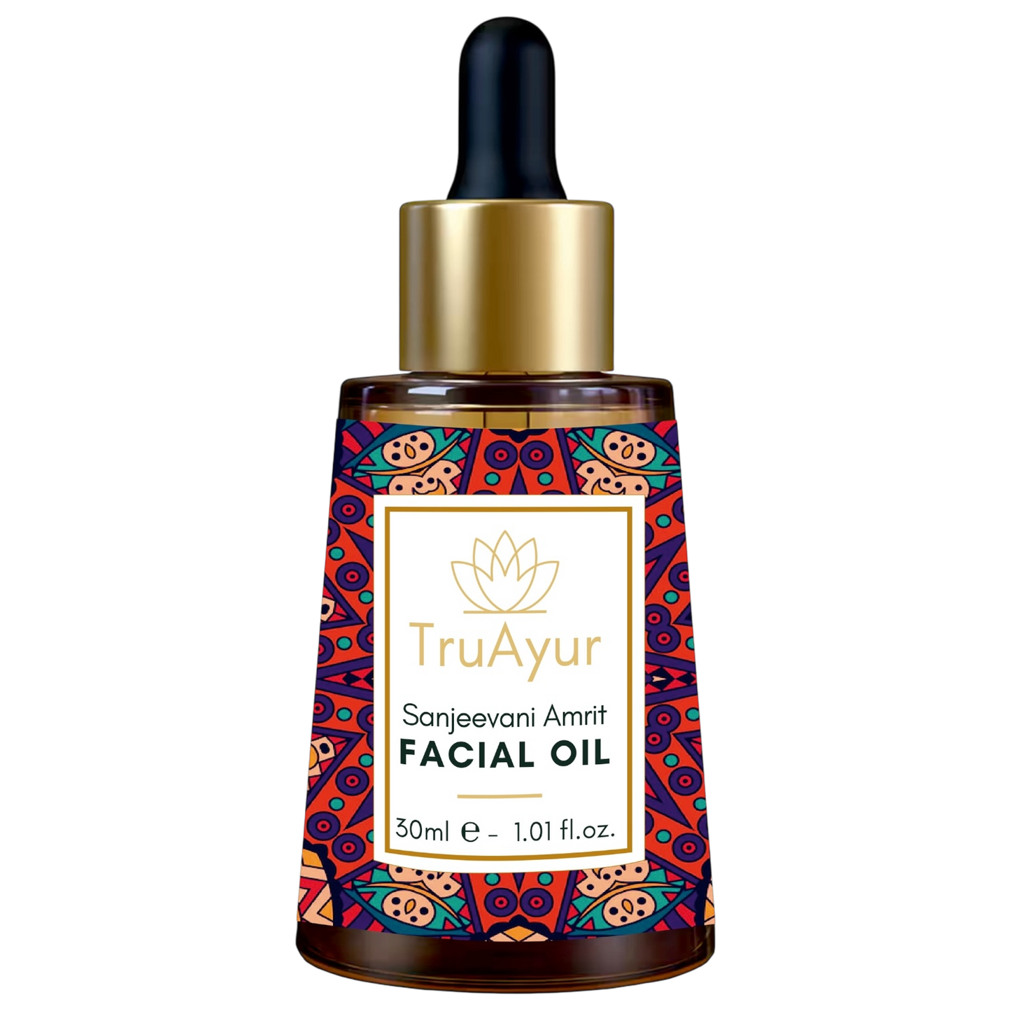 Nachtpflege Anti-Aging Ayurvedisches Gesichtsöl mit Bakuchi-Öl, Datteln und Litschi