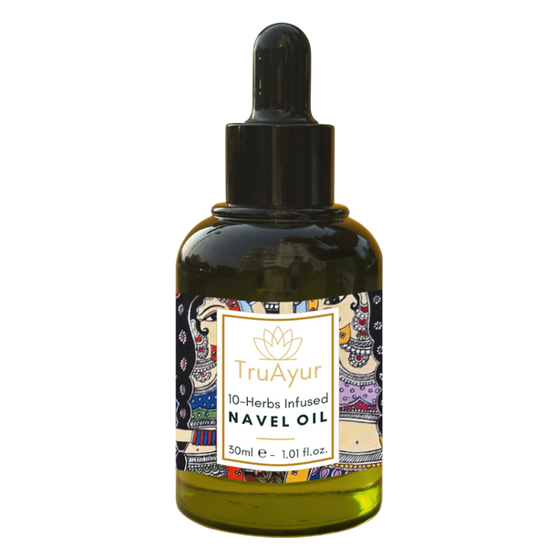 10-Kräuter-Nabelöl für hormonelles Gleichgewicht, tieferen Schlaf und genährte Haut und Lippen