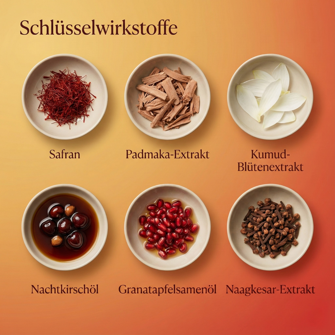 Zafferano Gesichtsöl mit reinen Safranfäden für strahlende, glatte und verjüngte Haut