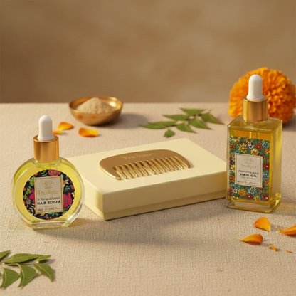 Kansa-Haarbürste – Ayurvedische Entgiftung für die Kopfhaut und Energieausgleich