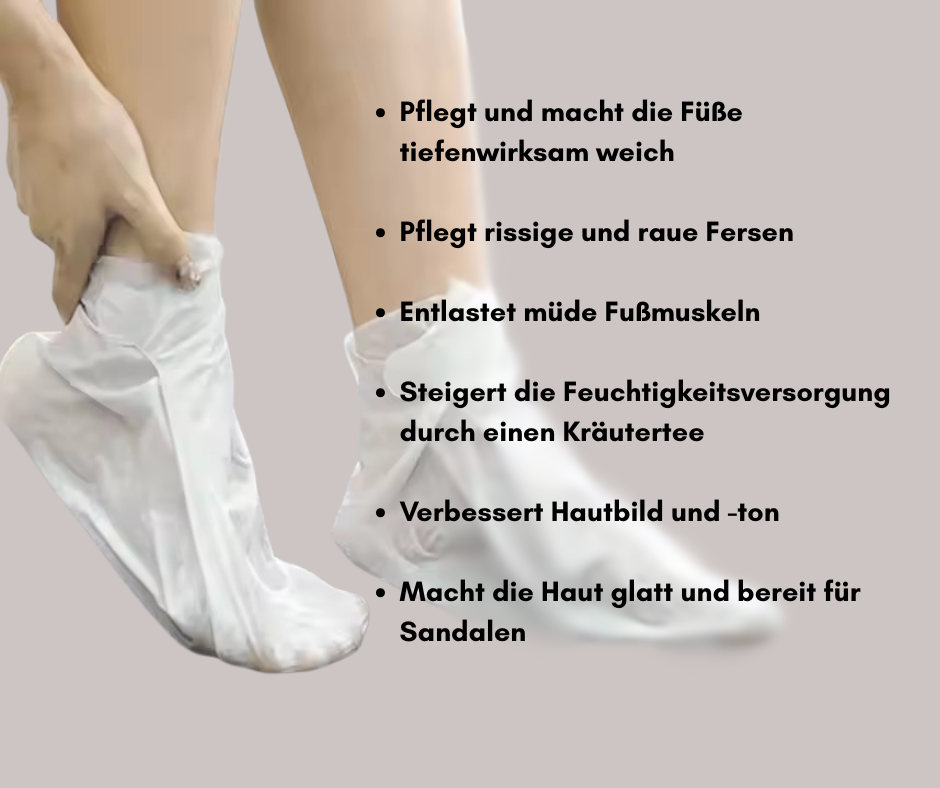 Ayurvedische Kräuterfußmaske (2er-Pack)