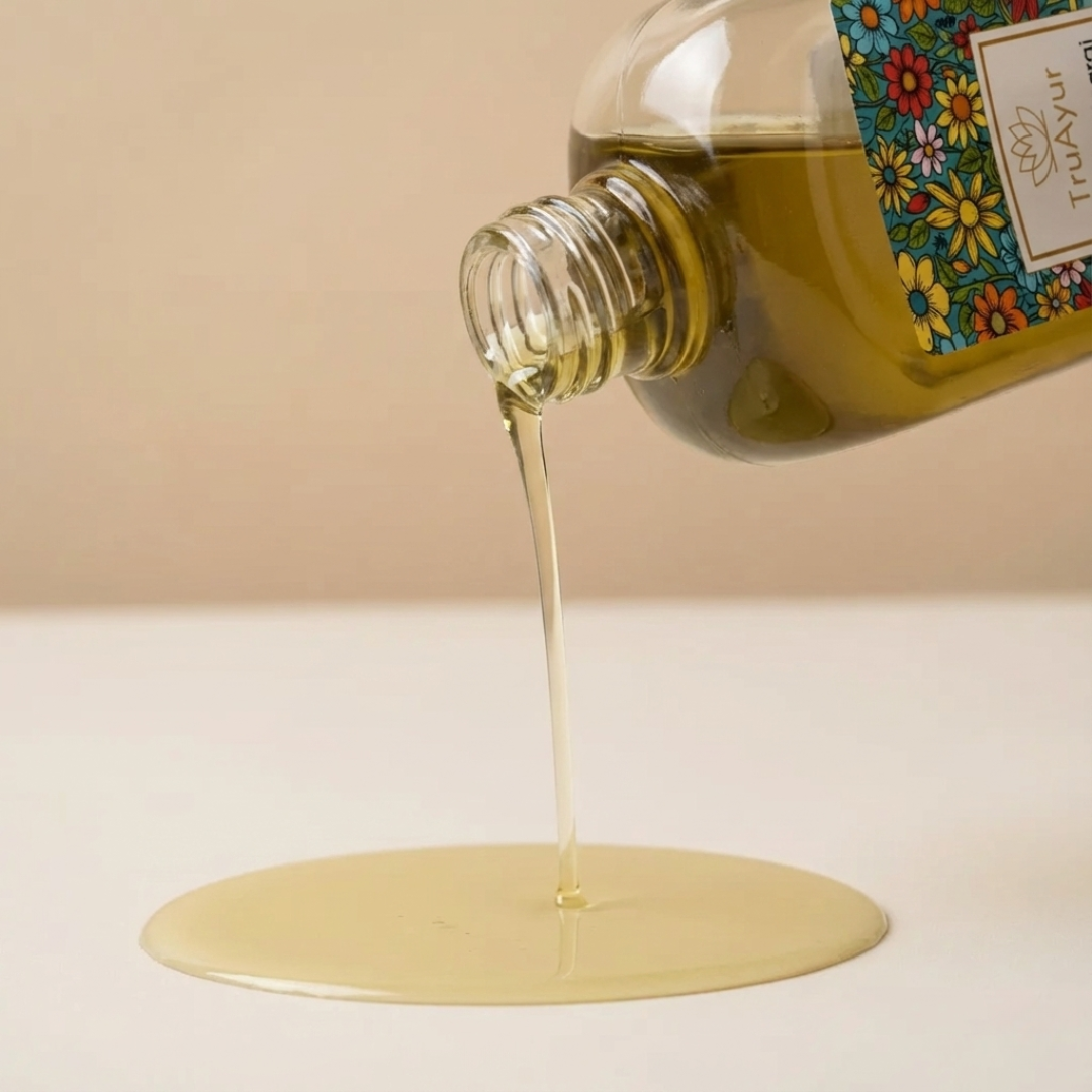 29 Kräuter-Ayurvedisches Kopfhaut-Massageöl zum Stressabbau, zur Revitalisierung des Haares und zur Förderung der Entspannung