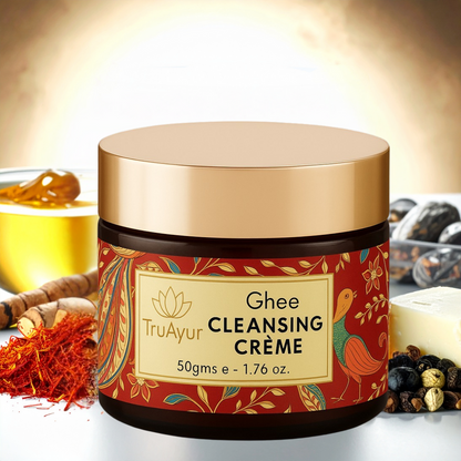 Aufhellende und reinigende Gesichtscreme mit Ghee