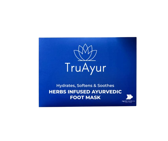 Ayurvedische Kräuterfußmaske