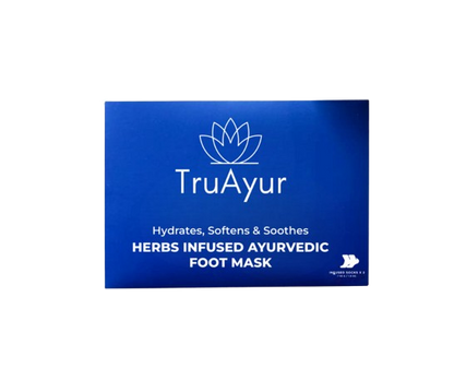 Ayurvedische Kräuterfußmaske