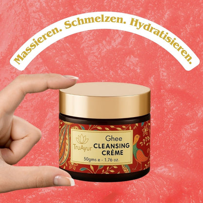 Aufhellende und reinigende Gesichtscreme mit Ghee