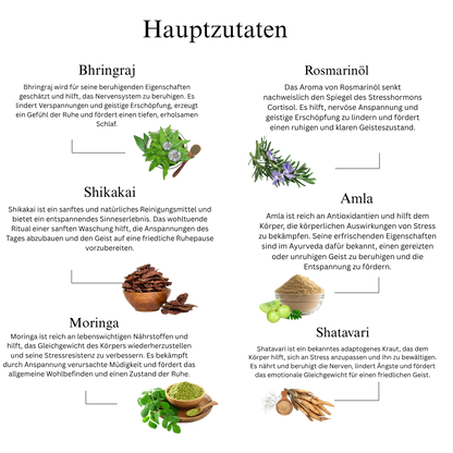 29 Kräuter-Ayurvedisches Kopfhaut-Massageöl zum Stressabbau, zur Revitalisierung des Haares und zur Förderung der Entspannung