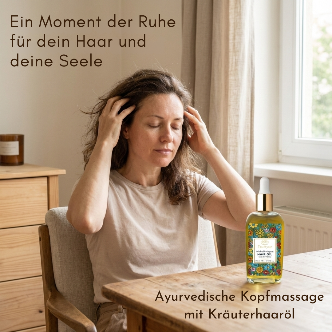 29 Kräuter-Ayurvedisches Kopfhaut-Massageöl zum Stressabbau, zur Revitalisierung des Haares und zur Förderung der Entspannung