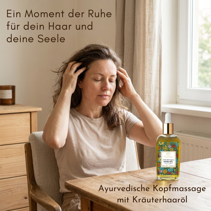 29 Kräuter-Ayurvedisches Kopfhaut-Massageöl zum Stressabbau, zur Revitalisierung des Haares und zur Förderung der Entspannung