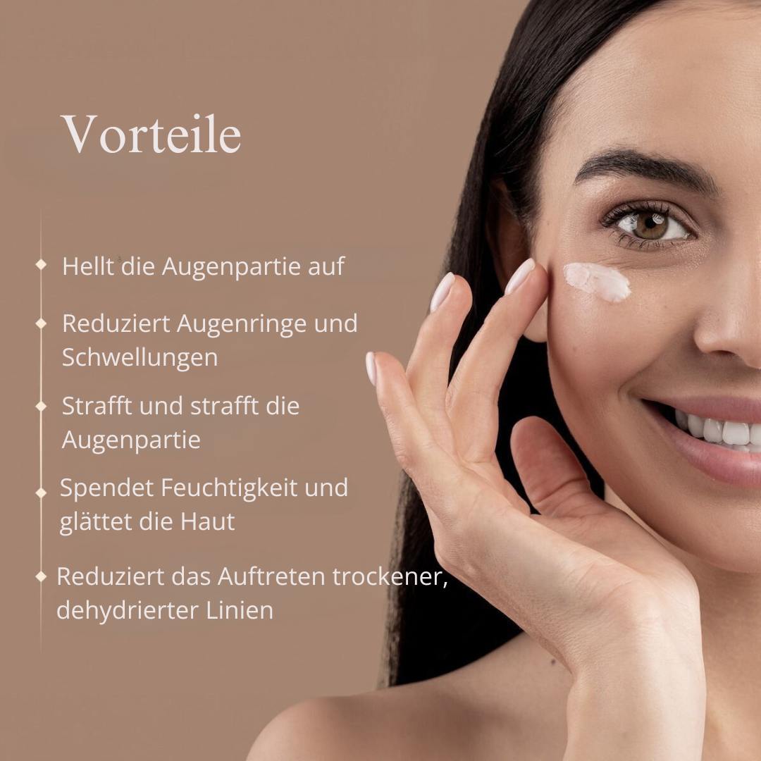 18-Kräuter angereichertes Augenserum zur Aufhellung, Straffung, Entstauung und Reduzierung von Augenringen