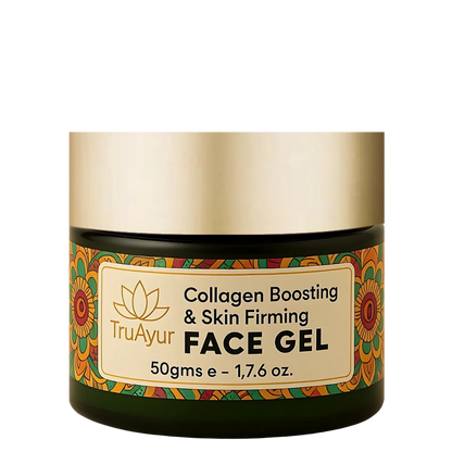 Straffendes und kollagenstimulierendes Gesichtsgel mit Aloe Vera, grünem Tee und Moringa
