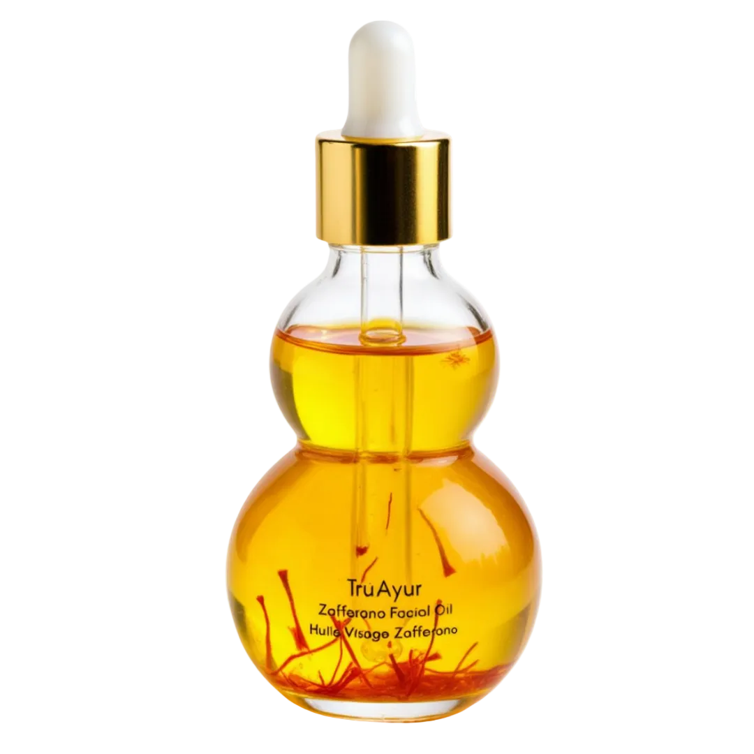 Zafferano Gesichtsöl mit reinen Safranfäden für strahlende, glatte und verjüngte Haut