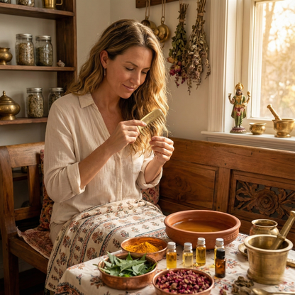 Kansa-Haarbürste – Ayurvedische Entgiftung für die Kopfhaut und Energieausgleich