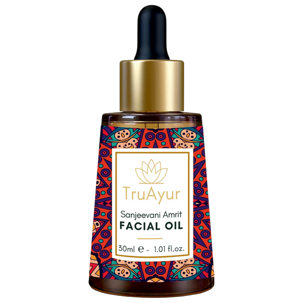 Nachtpflege Anti-Aging Ayurvedisches Gesichtsöl mit Bakuchi-Öl, Datteln und Litschi